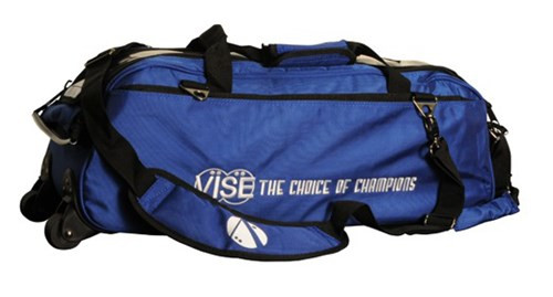Vise 3 Ball Tote Roller Bowling Bag - Blue FREE SHIPPING