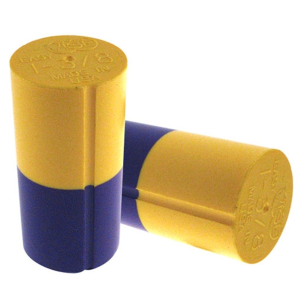 Vise Bowling Insert - Duo Urethane Thumb Slug - Yellow/Purple