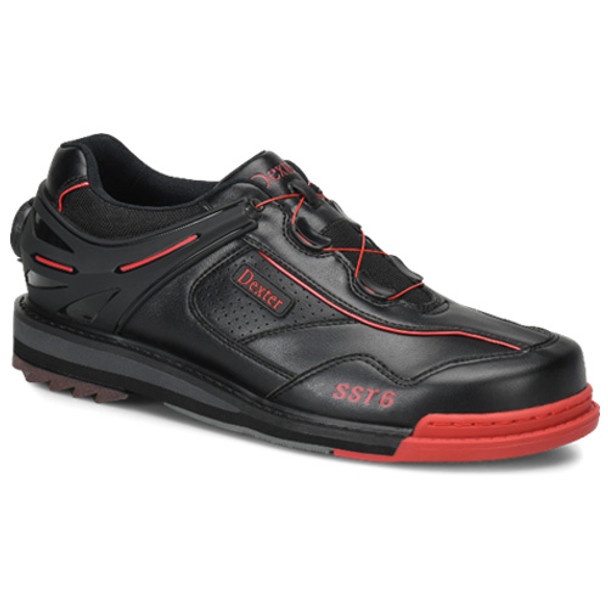 Dexter Mens SST 6 Hybrid Boa Bowling Shoes Black/Red Right Hand FREE ...