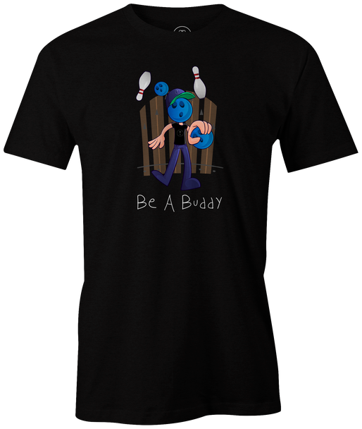 Be A Buddy Bowling Shirt - Black - brought to you by BuddiesProShop.com