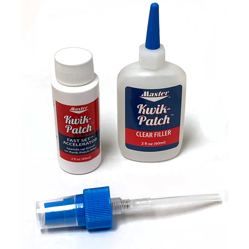 Master Products Kwik Patch for making small repairs to your bowling ball