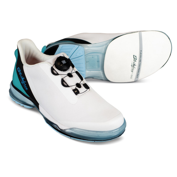 KR Strikeforce TPC Unisex Hype Bowling Shoes - Right Hand - White/Black/Sky