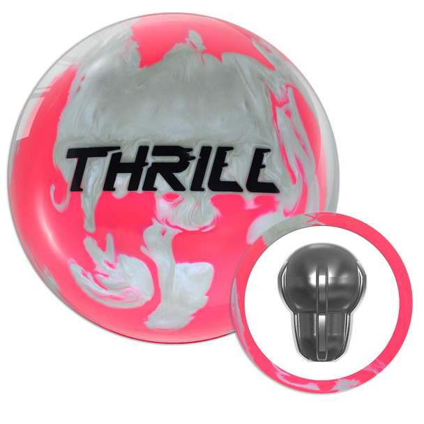 Motiv Top Thrill Hybrid Bowling Ball - Silver/Pink 