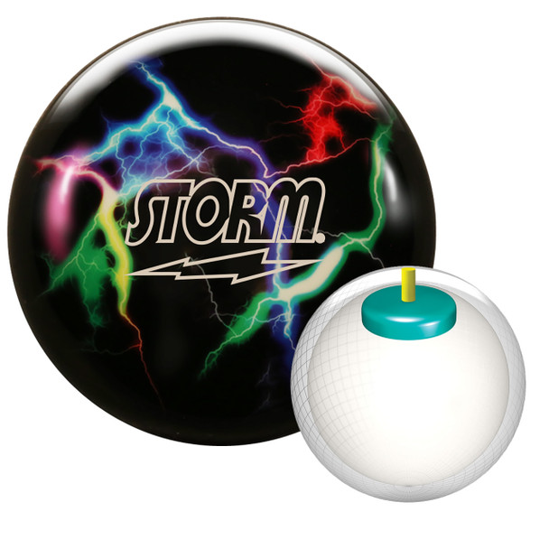 Storm Lightning Storm Clear Bowling Ball