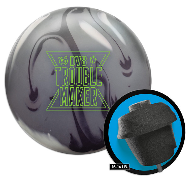 DV8 Trouble Maker Solid Bowling Ball FREE SHIPPING
