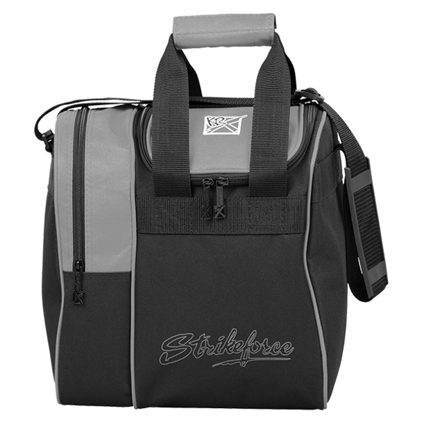 KR Strikeforce Rook 1 Ball Tote Bowling Bag - Charcoal