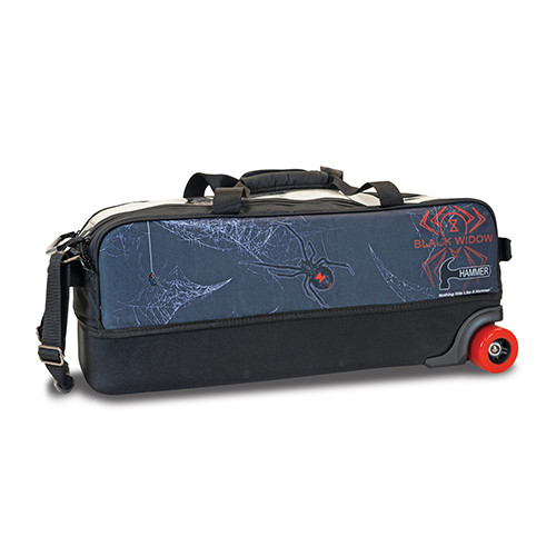 Hammer Dye-Sub Triple Tote Bowling Bag - Black Widow