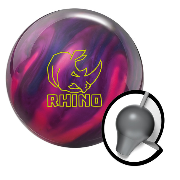 Brunswick Rhino Bowling Ball - Purple/Pink/Berry