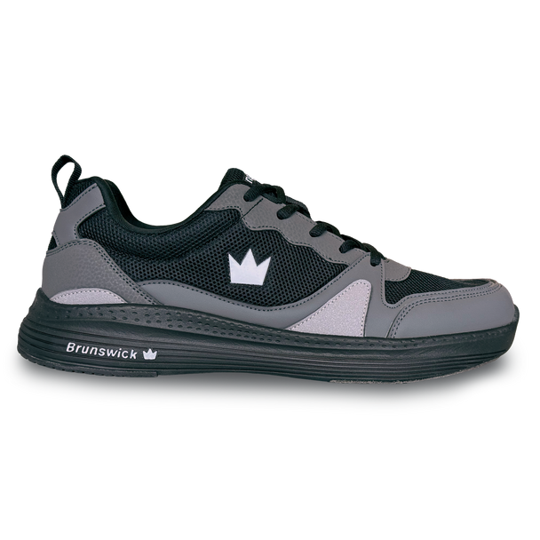 Brunswick Men's Outback Bowling Shoes - Black/Grey