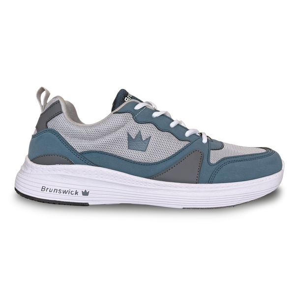 Brunswick Men's Outback Bowling Shoes - Grey/Blue