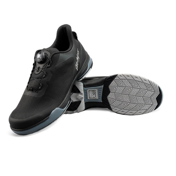 KR Strikeforce TPC Unisex Hype LT Bowling Shoes - Right Hand - Black Mesh