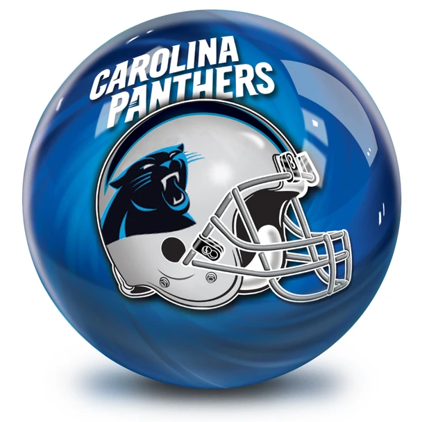 OTBB Carolina Panthers Helmet Bowling Ball