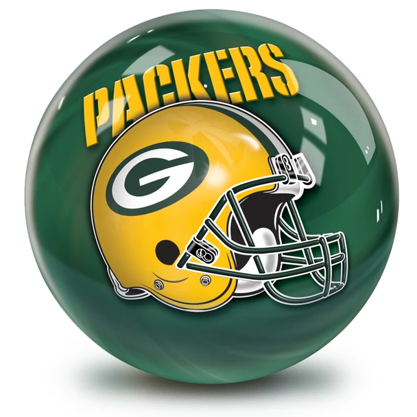 OTBB Green Bay Packers Helmet Bowling Ball