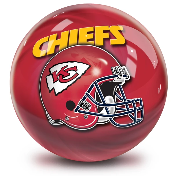 OTBB Kansas City Chiefs Helmet Bowling Ball