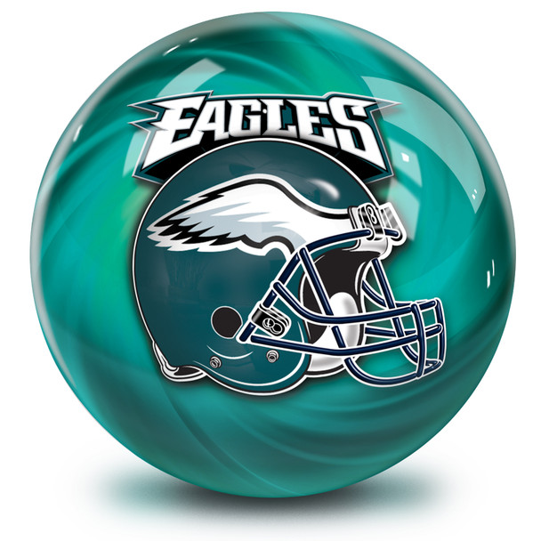 OTBB Philadelphia Eagles Helmet Bowling Ball
