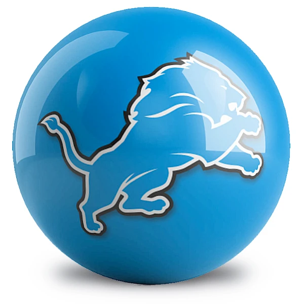 OTBB Detroit Lions Logo Bowling Ball