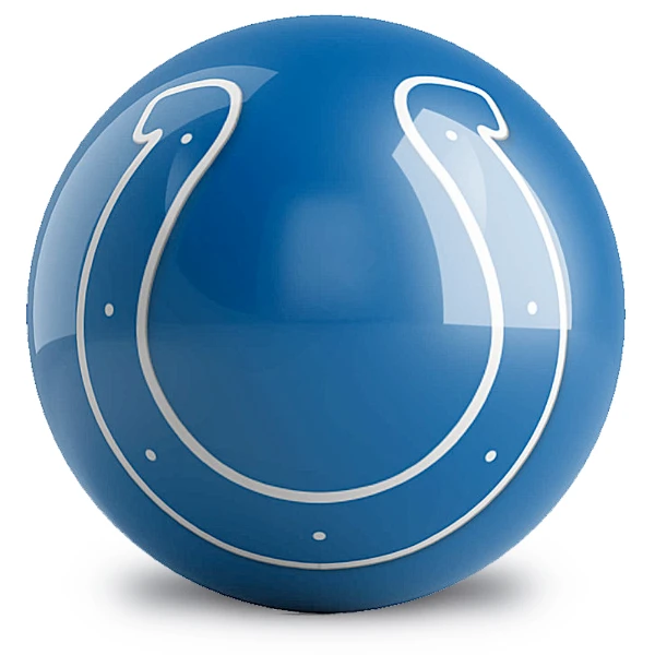 OTBB Indianapolis Colts Logo Bowling Ball