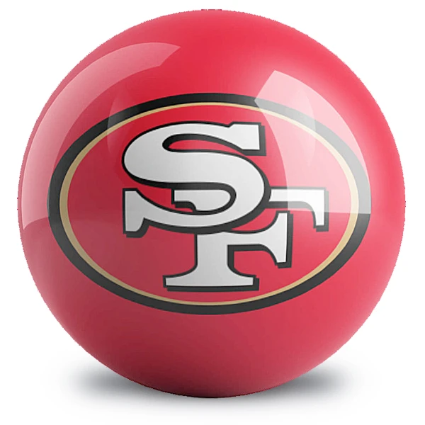 OTBB San Francisco 49ers Logo Bowling Ball