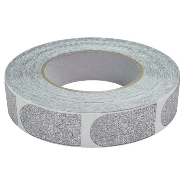 The Real Bowler's Tape Silver Textured 1" Bowling Tape - 100 Pieces