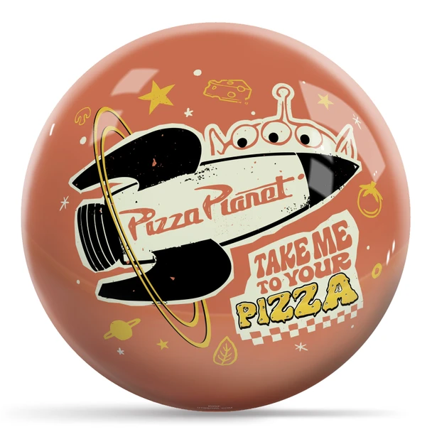 OTBB Disney Toy Story Pizza Planet Bowling Ball