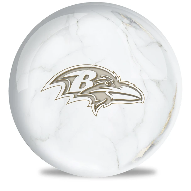 OTBB Baltimore Ravens Marble Bowling Ball