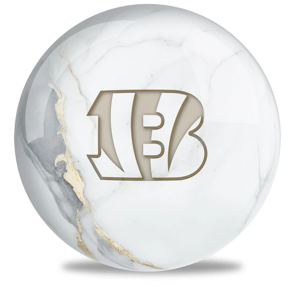 OTBB Cincinnati Bengals Marble Bowling Ball