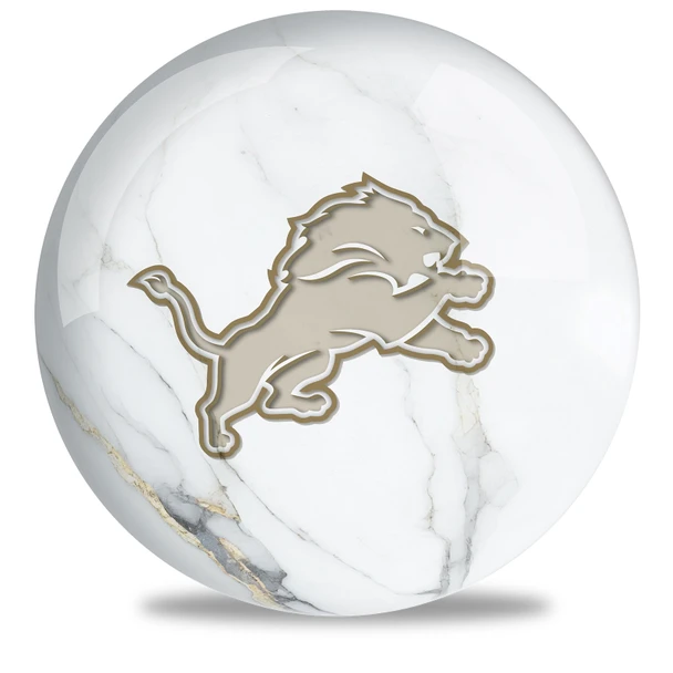 OTBB Detroit Lions Marble Bowling Ball
