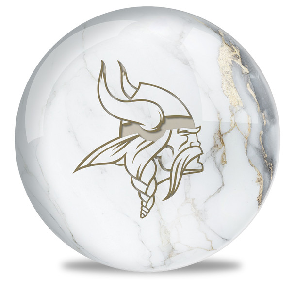 OTBB Minnesota Vikings Marble Bowling Ball