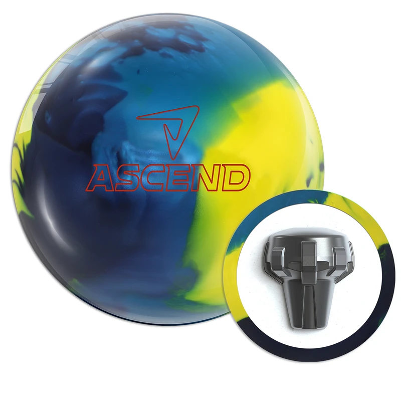 Motiv Ascend Bowling Ball - Navy/Teal/Yellow
