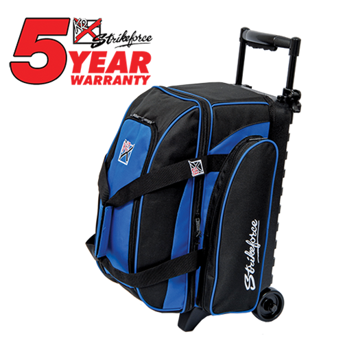 KR Strikeforce Konvoy Double Roller Bowling Bag - Royal Blue FREE SHIPPING  