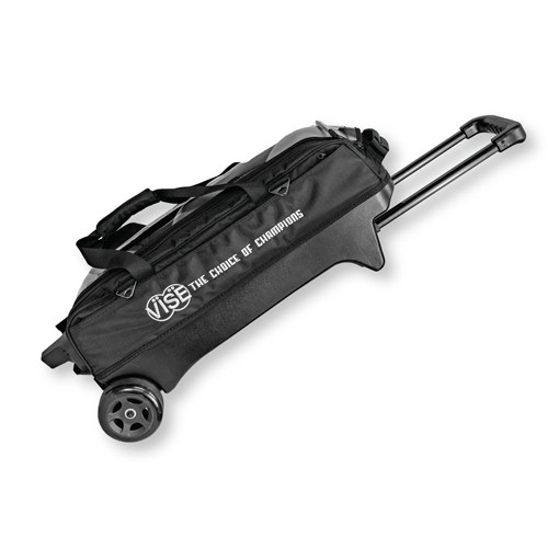 Vise 3 Ball Tournament Roller Bowling Bag - Black FREE SHIPPING