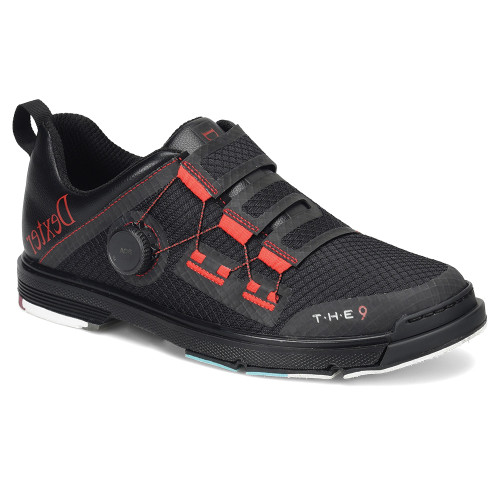 Dexter Men's THE 9 Stryker BOA Bowling Shoes - Black/Red FREE