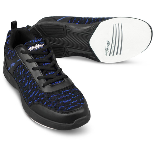 KR Strikeforce Bowling Balls KR Strikeforce Flyer Mesh Lite - Black/Blue Mens Medium Width Bowling Shoes