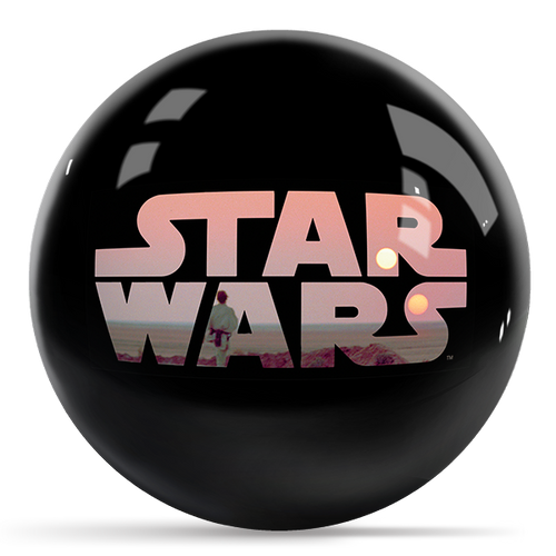 OTBB Star Wars Luke Skywalker Tatooine Logo Bowling Ball FREE