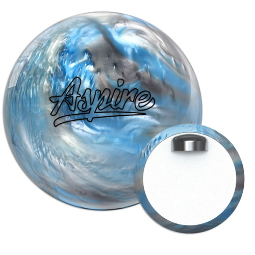 Motiv Aspire Bowling Ball - Sky/Silver/White FREE SHIPPING