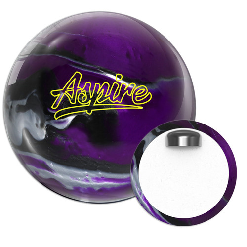 Motiv Aspire Bowling Ball - Purple/Silver/Black FREE SHIPPING