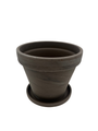 3 - 4" Basalt Clay Pots with Saucers - Great for Plants and Crafts