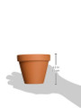 5 - 4.25" Clay Pots - Great for Plants and Crafts