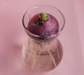 Glass Vase with Pink Hyacinth Bulb - 17/18 cm Bulb