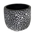 Caprise Cement Planter - 4.25" x 4" - Indoors or Out - Onyx