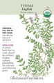 Organic English Thyme Seeds - 350 mg