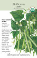 Organic Jade Bush Bean Seeds - Botanical Interests - 20 grams