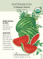 Organic Crimson Sweet Watermelon Seeds - 1.5 grams