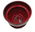 Standard Pot with Attached Saucer - 4.5" x 4" - Tropical Red