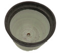 Sylvan Ceramic Planter with Attached Saucer - Milk - 5.5" x 5.5"