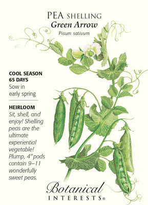 Green Arrow Shelling Pea Seeds - 25 Grams