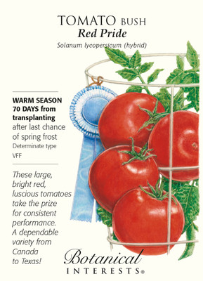 Red Pride Bush Tomato - 15 Seeds
