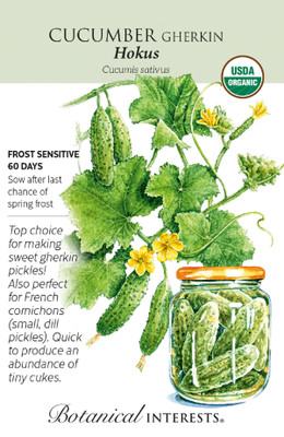Hokus Gherkin Cucumber Seeds - 20 Seeds