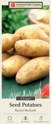 Russet Burbank Seed Potato - 6 Tubers - Great Taste!