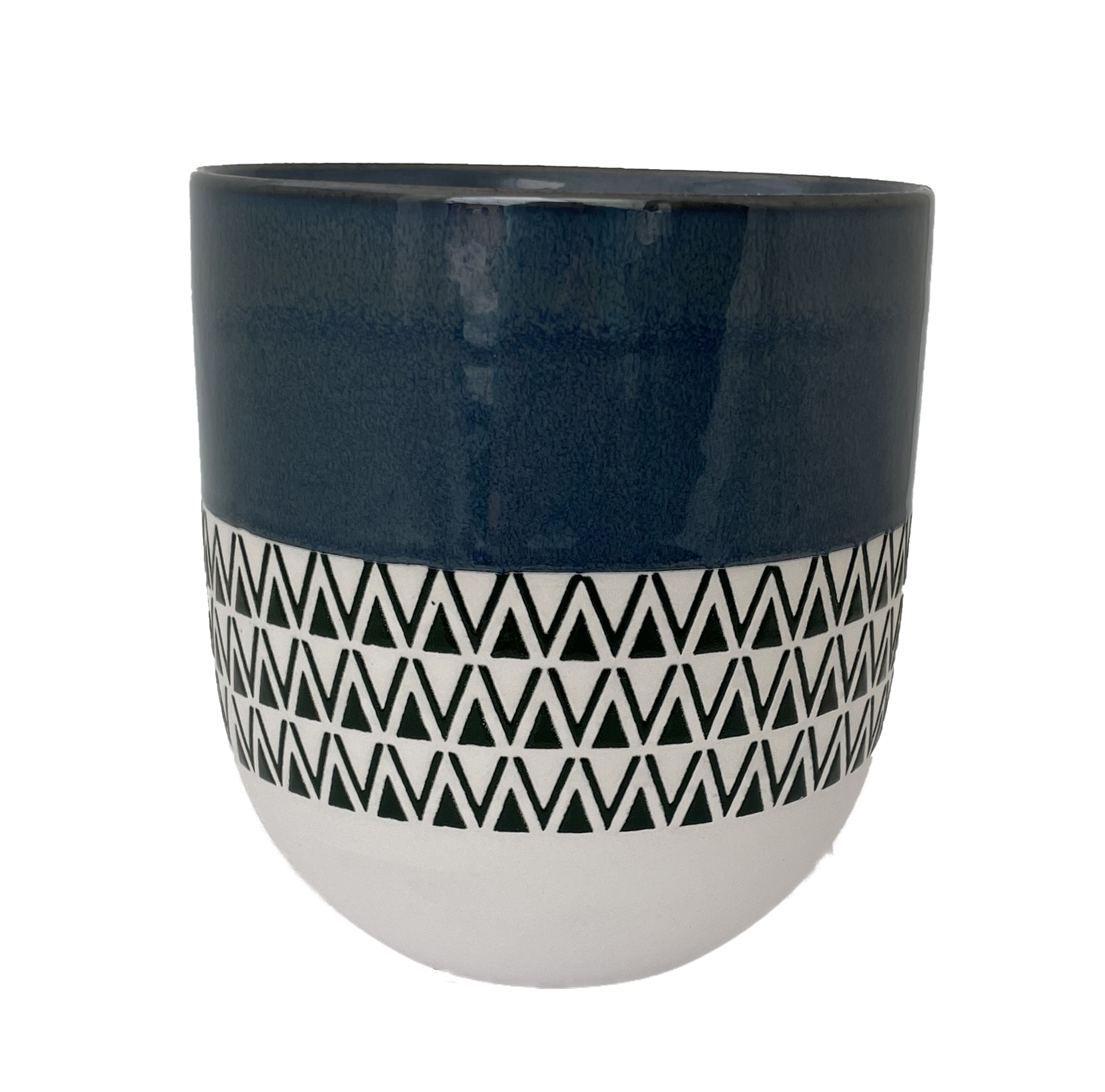 2-Tone Ceramic Planter